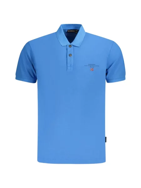 Scurt tricou polo Napapijri albastru