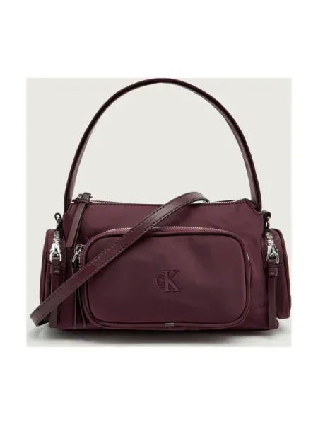 Calvin Klein Geantă Pocket Bag W/ Strap Vișiniu violet