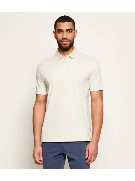 BOSS BLACK Polo C-Parris 01 | mercerizat negru