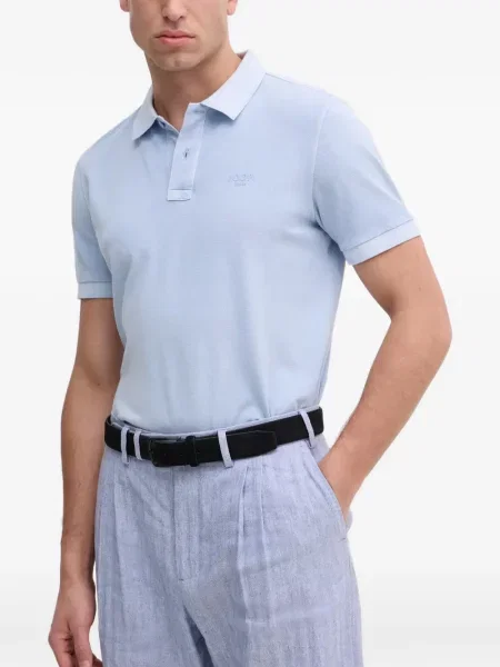 Tricou polo Joop! cu broderie albastru