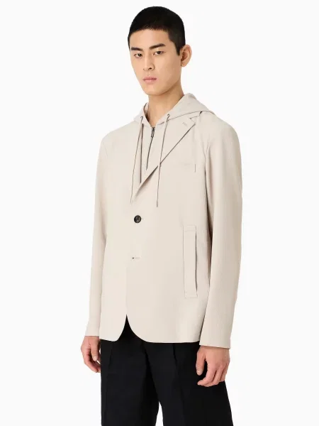 Пиджак Emporio Armani серый