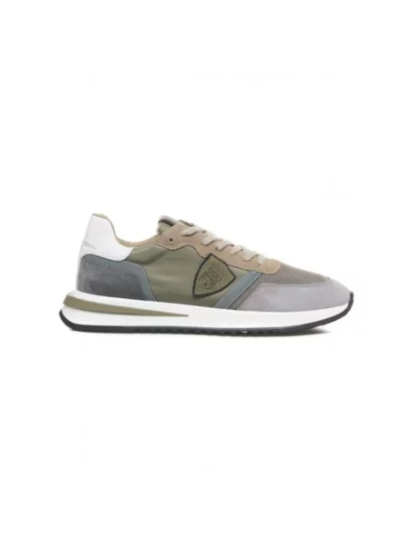 Sneakersy Philippe Model skórzane zielone