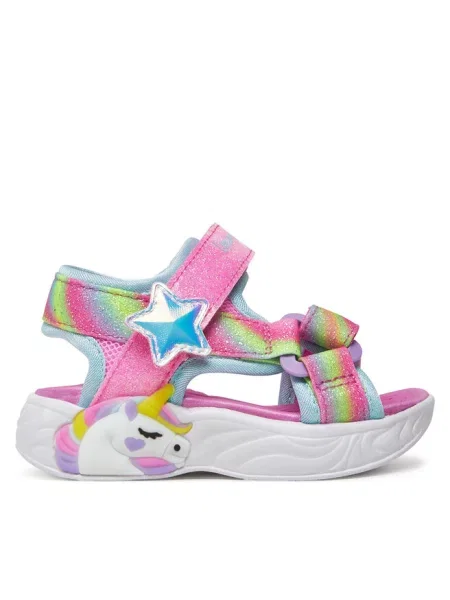 Sandały Skechers różowe