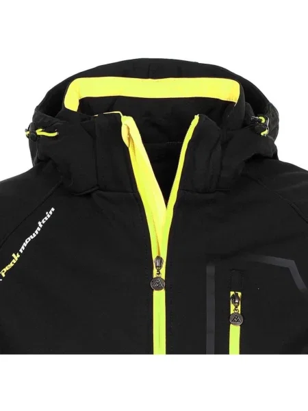 Geacă Peak Mountain softshell negru