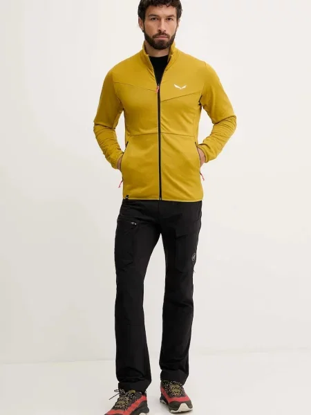 Спортивна кофта Salewa Puez Cammino однотонна зелений