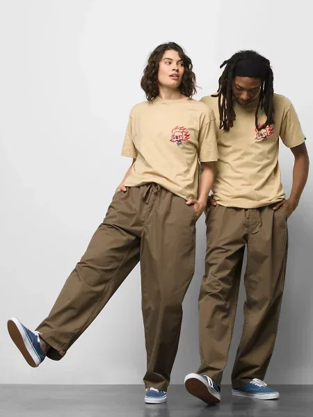 Vans ­ Брюки повседневные коричневі