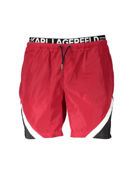 Kąpielówki Karl Lagerfeld Beachwear czerwone
