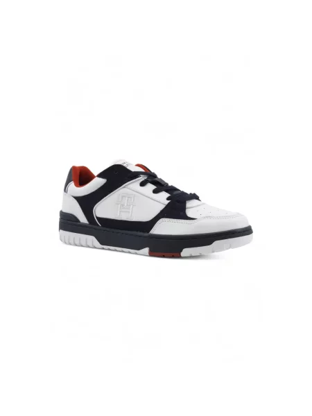 Sneakersy Tommy Hilfiger skórzane białe