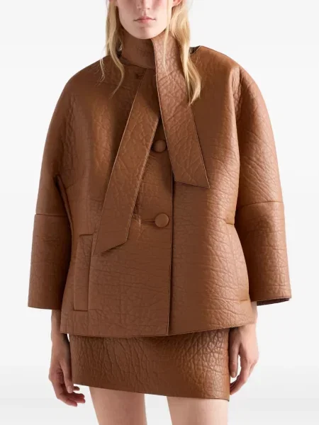 Geanta de piele Prada maro