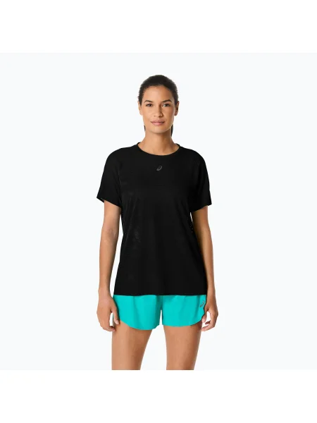 Tricou de alergare pentru femei ASICS Metarun SS Top performance black negru