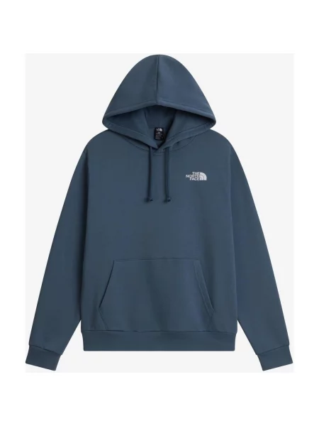 Bluza z kapturem The North Face Evolution Box NSE Regular niebiesko XS szara