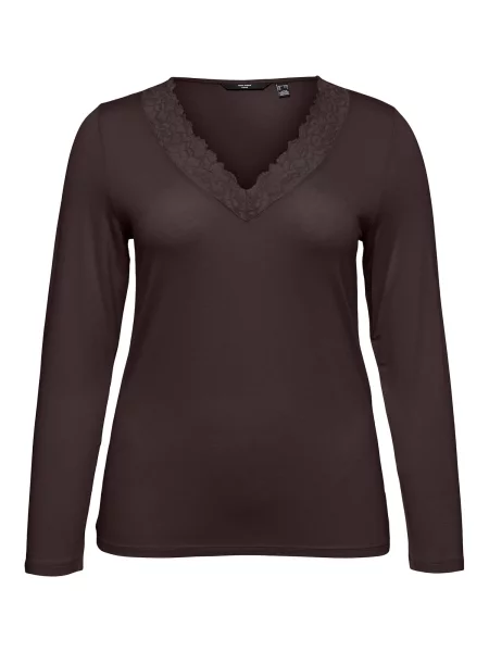 Vero Moda Curve Tricou VMRosa închis maro
