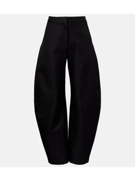 Spodnie Alaïa wełniane czarne