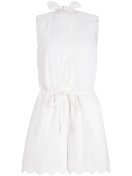 Kombinezon Patou popelinowy biały