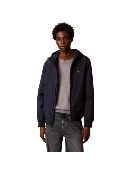 Geacă de blugi Calvin Klein Jeans albastru