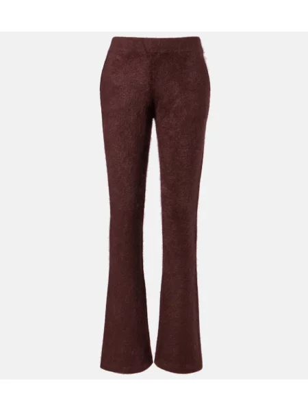 Pantaloni Dorothee Schumacher de lână bordo