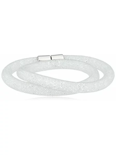 Bransoletka Swarovski biała