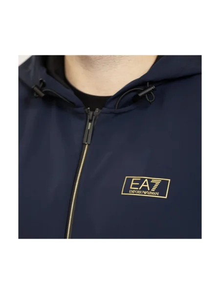 Geacă Emporio Armani albastru