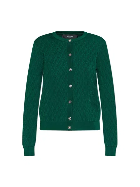 Kardigan Versace zielony