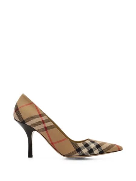 Pantofi cu toc Burberry în carouri