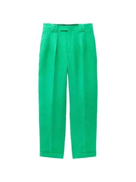 Pantaloni Versace business verde