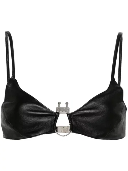 Sutien Gcds din piele negru