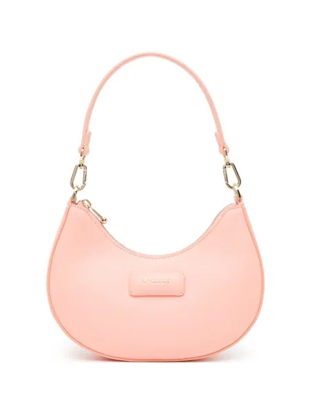 Geantă Lacoste cu autograf roz