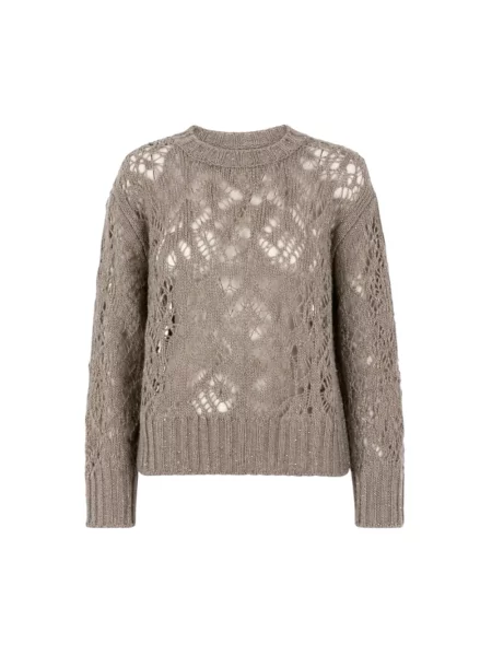 Sweter Max Mara Studio wełniany szary
