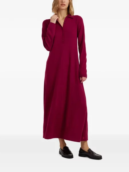 Rochie maxi Chinti & Parker în linie A roz