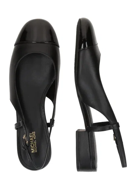 Sandale MICHAEL Michael Kors Perla Flex Sling Flat negru