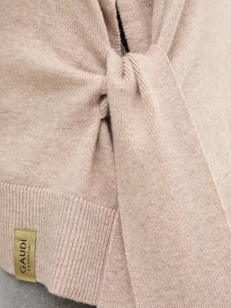 Шерстяная водолазка Gaudi бежевая