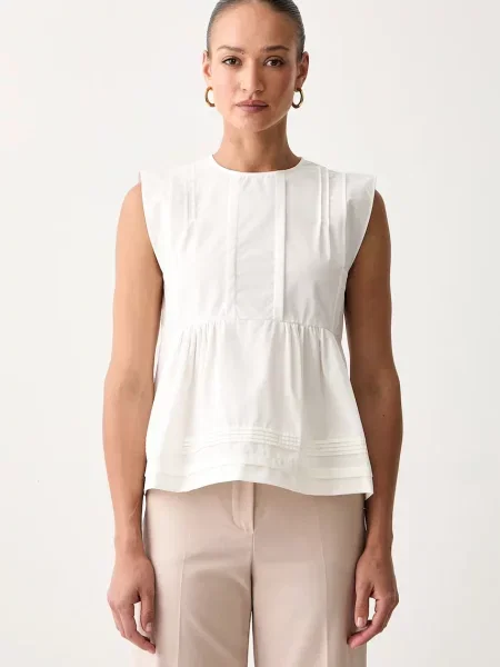 Weekend Max Mara halenka WKDVALLO béžová