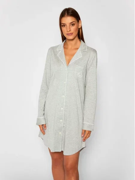 Lauren Ralph Lauren Koszula nocna szary