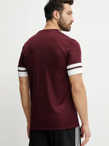 Adidas Performance edzős póló Squad 25 bordó nyomott mintás lila
