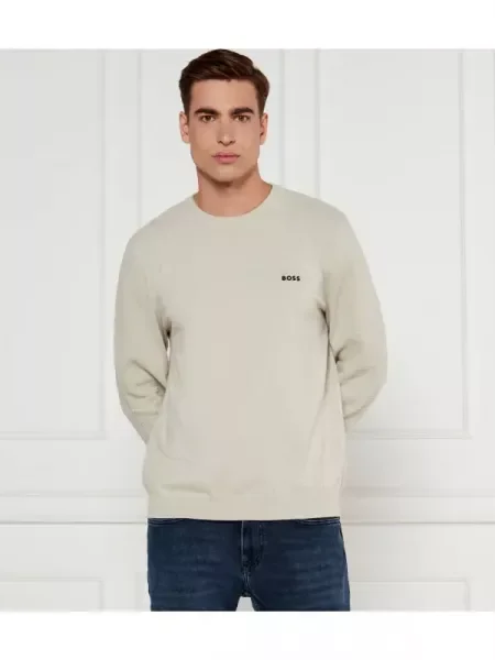BOSS GREEN Pulover Momentum-X_CN cu adaos de lână bej