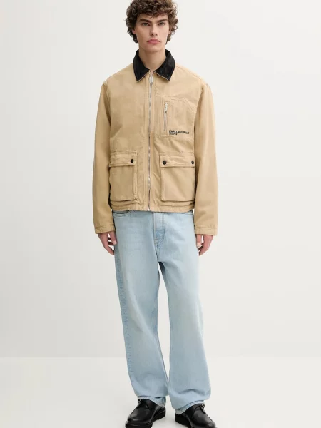 Bunda Karl Lagerfeld Jeans béžová