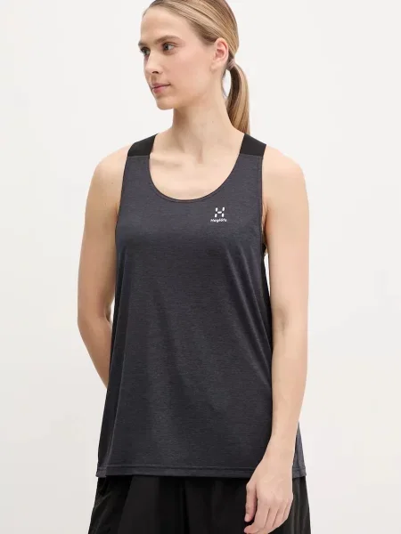 Športni top Haglöfs Ridge črna