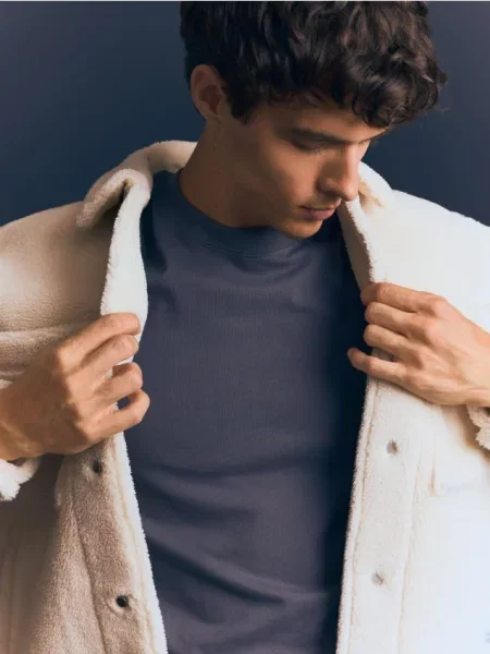 Лонгслив Reserved синий