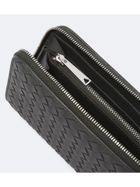 Portofel Bottega Veneta din piele negru