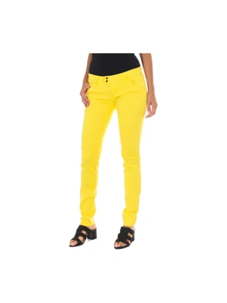 Skinny spodnie Met żółte