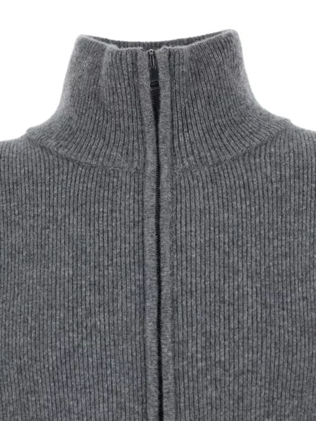 Cardigan Roberto Collina tricotate gri