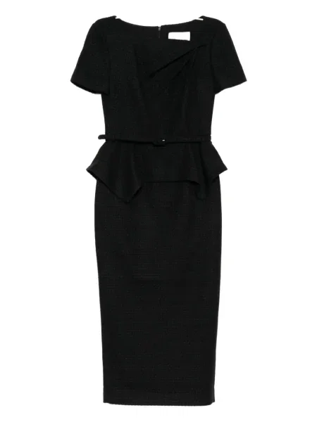 Пеплум костюм рокля Roland Mouret черно