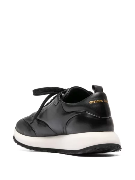 Sneakerși Officine Creative din piele negru