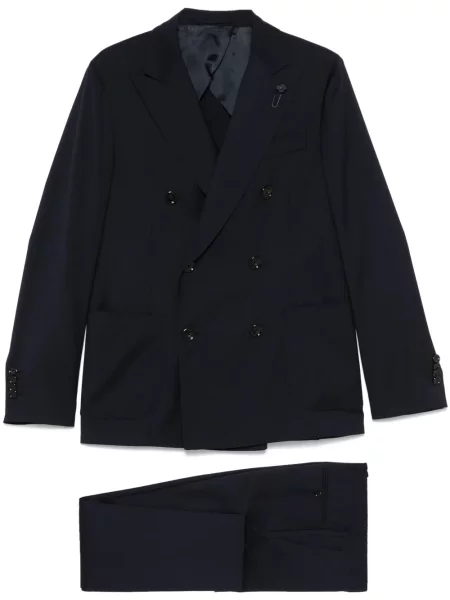 Costum Lardini de lână de costum albastru