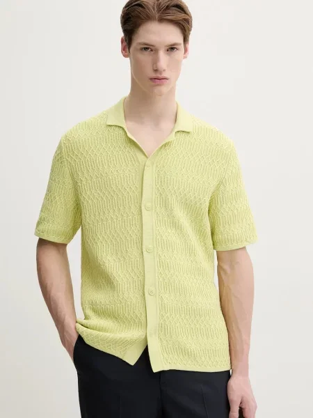 Košile Samsoe Samsoe SARLO regular zelená