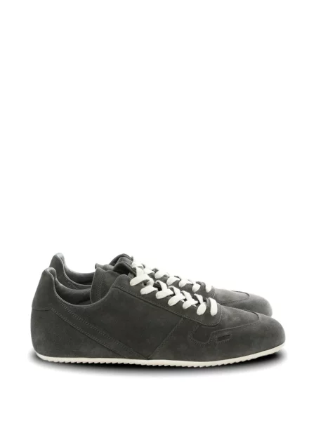 Tenisice Rick Owens s vezicama s čipkom zelena