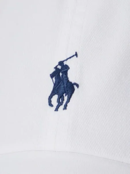 Șapcă Polo Ralph Lauren de mătase cu dungi cu cataramă albastru