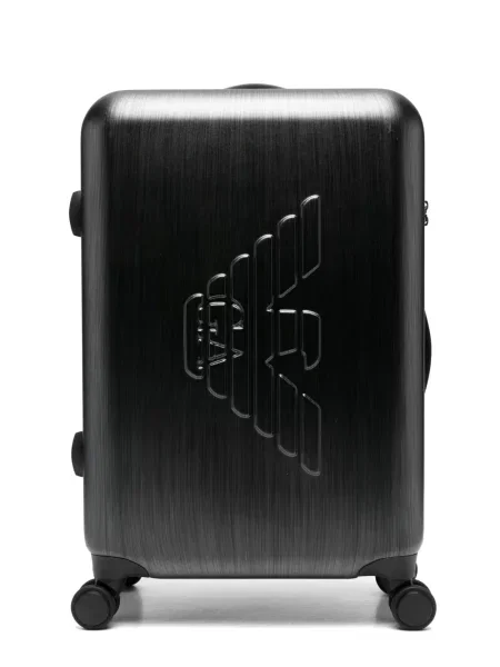 Valiză Emporio Armani cu autograf negru
