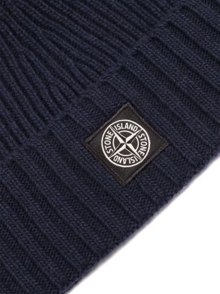 Czapka dziecięca Stone Island niebieska