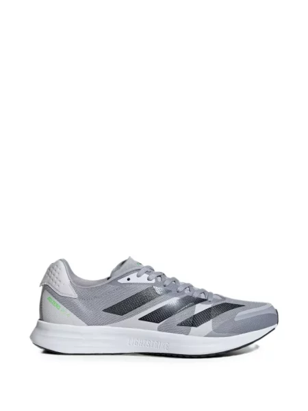 Sneakerși Adidas Adizero cu șireturi din dantelă gri